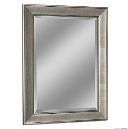 Headwest 8013 Pave Wall Mirror, Brush Nickel