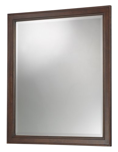 Foremost HANM2832 Hawthorne Large Mirror, Dark Walnut
