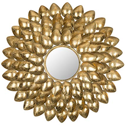 Safavieh Home Collection Woodland Sunburst Mirror, Antique Gold