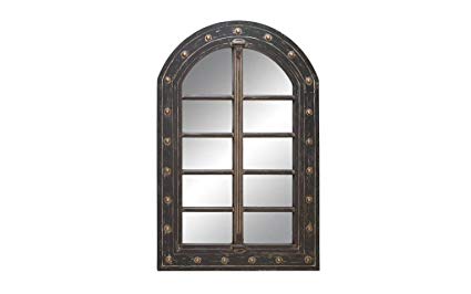 Deco 79 Wall Accent Mirrors Wood Mirror, 48 by 32-Inch
