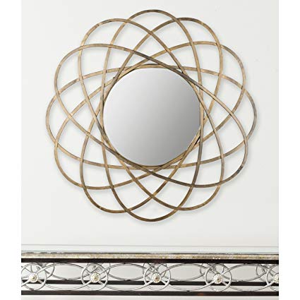 Safavieh Home Collection Galaxy Mirror, Antique Gold