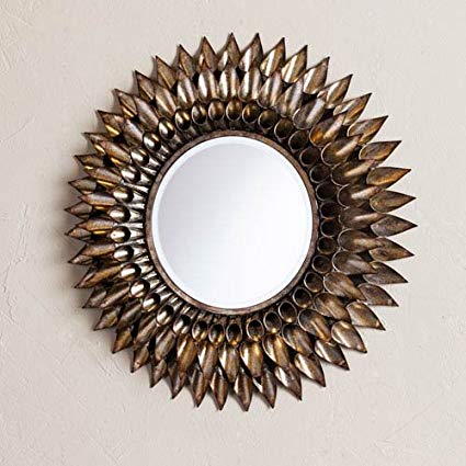 Southern Enterprises Leandro Round Decorative Wall Mirror