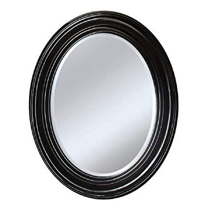 Head West Sonoma Espresso Oval Mirror, 24 by 31-Inch
